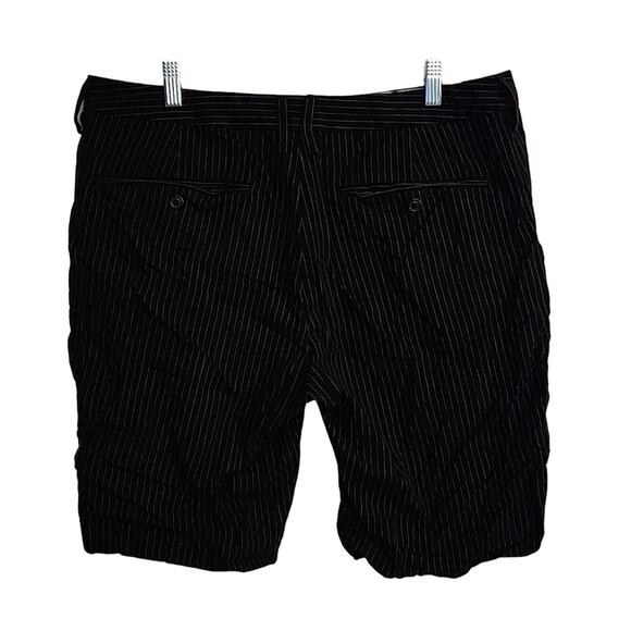 Express Pinstripe Shorts, Black, Size 36 - Picture 4 of 6